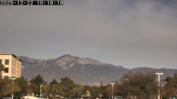 Weather camera view of San Bernardino CA.