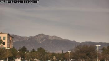 Weather camera view of San Bernardino CA.