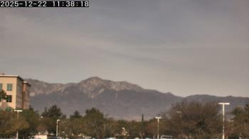Weather camera view of San Bernardino CA.