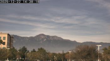 Weather camera view of San Bernardino CA.