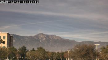 Weather camera view of San Bernardino CA.