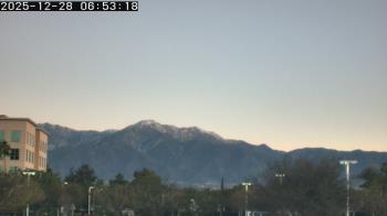 Weather camera view of San Bernardino CA.