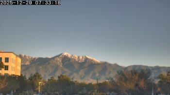 Weather camera view of San Bernardino CA.