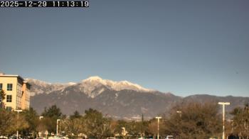 Weather camera view of San Bernardino CA.