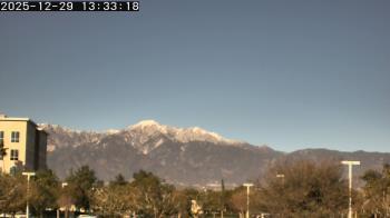 Weather camera view of San Bernardino CA.