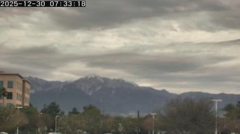 Weather camera view of San Bernardino CA.