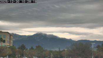 Weather camera view of San Bernardino CA.