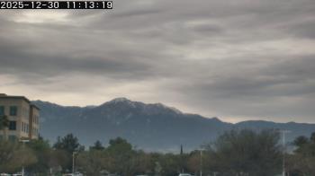 Weather camera view of San Bernardino CA.