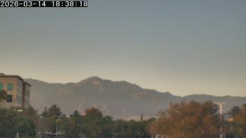 Weather camera view of San Bernardino CA.