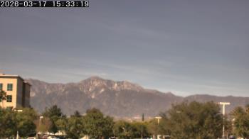 Weather camera view of San Bernardino CA.