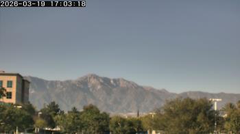 Weather camera view of San Bernardino CA.