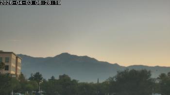 Weather camera view of San Bernardino CA.