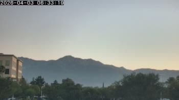 Weather camera view of San Bernardino CA.