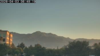 Weather camera view of San Bernardino CA.