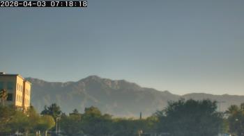 Weather camera view of San Bernardino CA.
