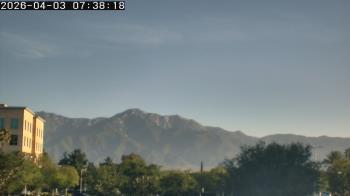 Weather camera view of San Bernardino CA.