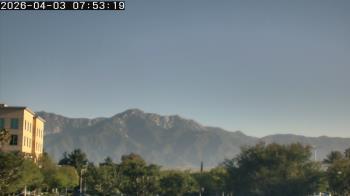 Weather camera view of San Bernardino CA.