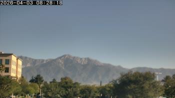 Weather camera view of San Bernardino CA.