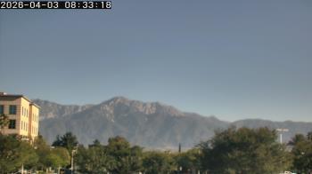 Weather camera view of San Bernardino CA.