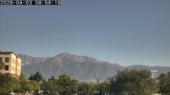 Weather camera view of San Bernardino CA.
