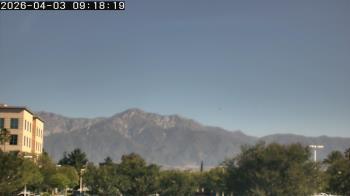 Weather camera view of San Bernardino CA.