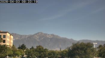 Weather camera view of San Bernardino CA.