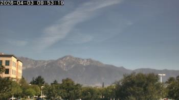Weather camera view of San Bernardino CA.