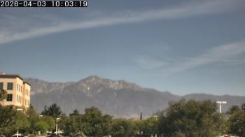 Weather camera view of San Bernardino CA.