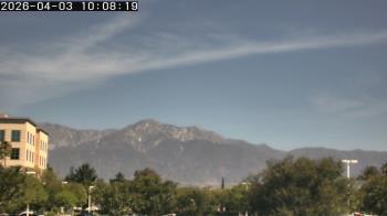 Weather camera view of San Bernardino CA.