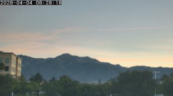 Weather camera view of San Bernardino CA.