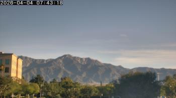 Weather camera view of San Bernardino CA.