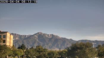 Weather camera view of San Bernardino CA.