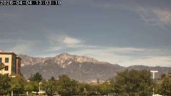 Weather camera view of San Bernardino CA.