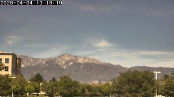 Weather camera view of San Bernardino CA.