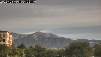 Weather camera view of San Bernardino CA.