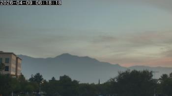 Weather camera view of San Bernardino CA.