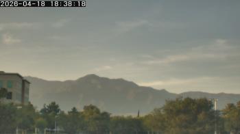 Weather camera view of San Bernardino CA.