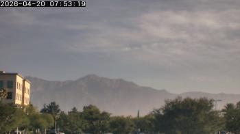 Weather camera view of San Bernardino CA.