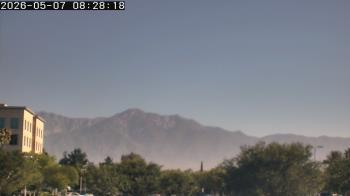 Weather camera view of San Bernardino CA.