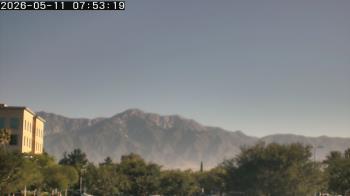Weather camera view of San Bernardino CA.