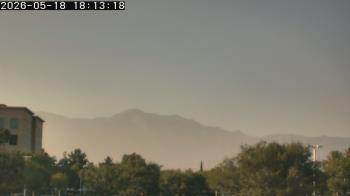 Weather camera view of San Bernardino CA.
