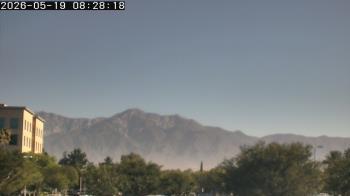 Weather camera view of San Bernardino CA.
