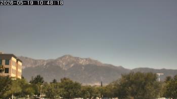 Weather camera view of San Bernardino CA.