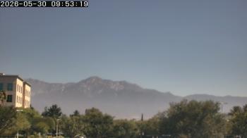 Weather camera view of San Bernardino CA.