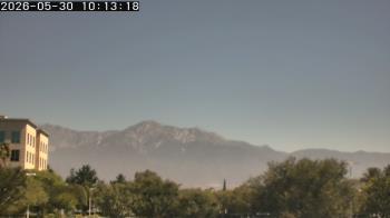 Weather camera view of San Bernardino CA.