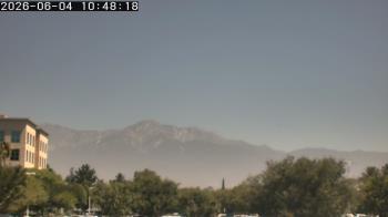Weather camera view of San Bernardino CA.