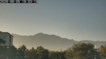 Weather camera view of San Bernardino CA.