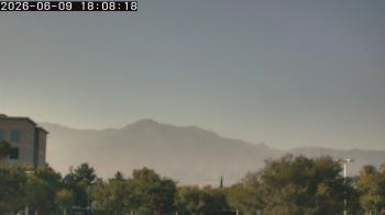 Weather camera view of San Bernardino CA.