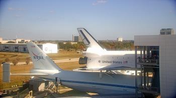 Weather camera view of Space Center Houston.