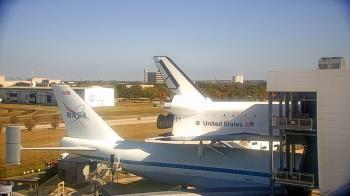 Weather camera view of Space Center Houston.